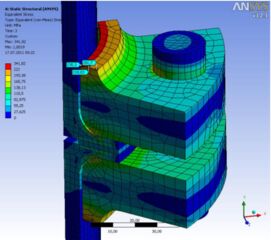 Flange Calculation and Finite Element Analysis
